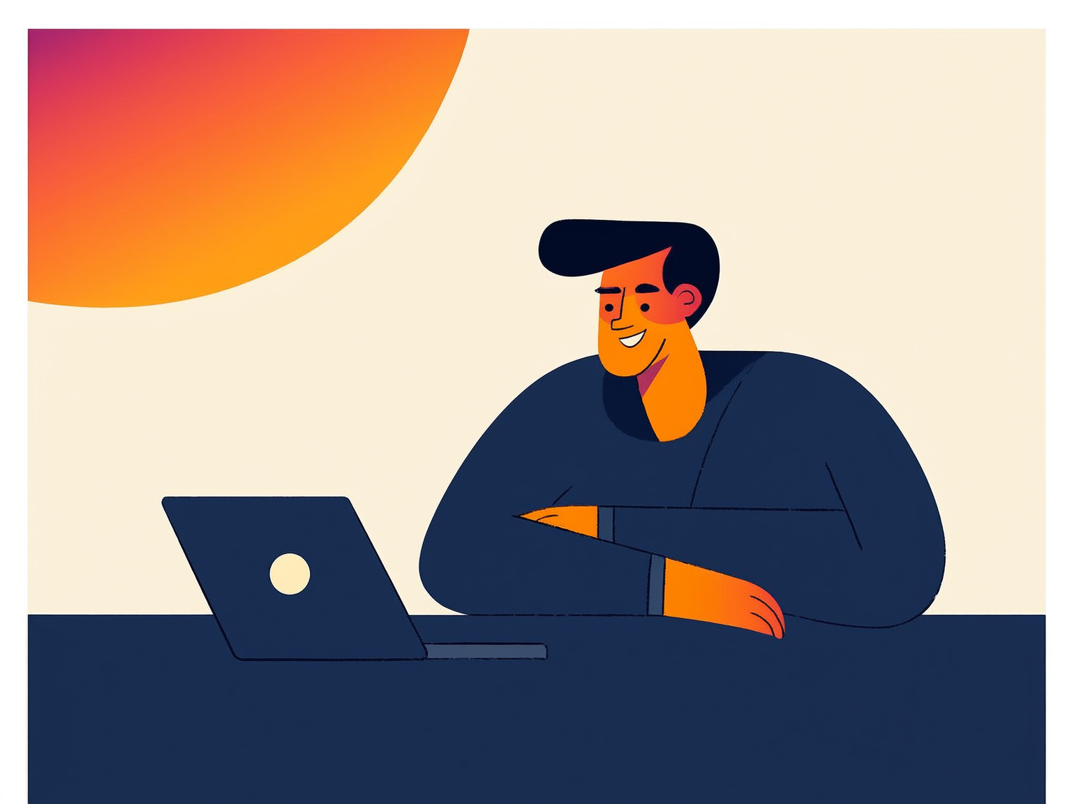 Editorial illustration sample